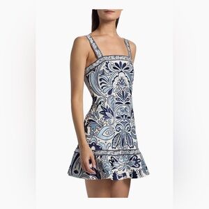 Kaidra Embroidered Cotton Minidress